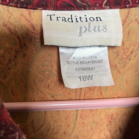 Maroon 70’s style sip up coat - Picture 3 of 4